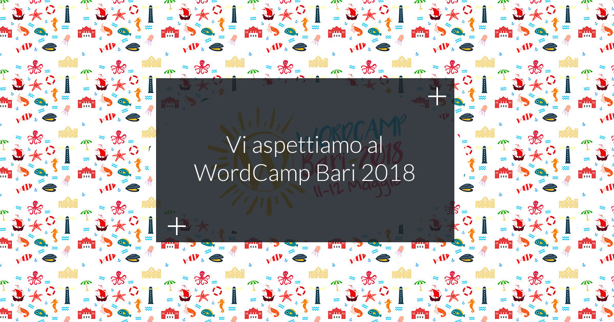 Una case history a cura di Marco De Sangro al WordCamp Bari 2018